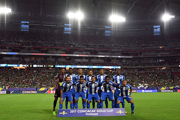El once titular de Honduras contra México que cerró una de las peores participaciones en la Copa Oro
