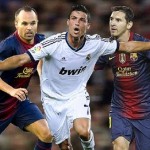 Messi, CR7 e Iniesta por el Balón de Oro