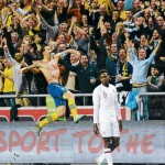 Zlatan fue un gigante contra Inglaterra