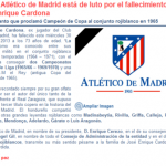Luto en el Atlético de Madrid por muerte de "La Coneja" Cardona
