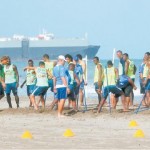 Honduras se pone en forma en la playa