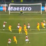 VIDEO: Mano de Zapata previo al gol de Boateng al Barça