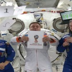 Emblema Mundial 2018  llegó desde el espacio