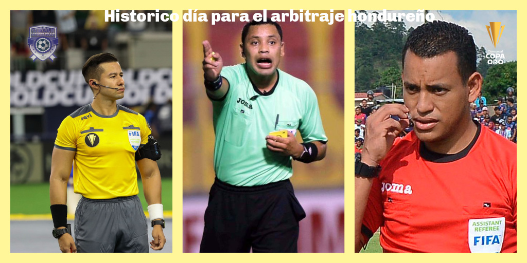 Arbitros hondureños Copa Oro
